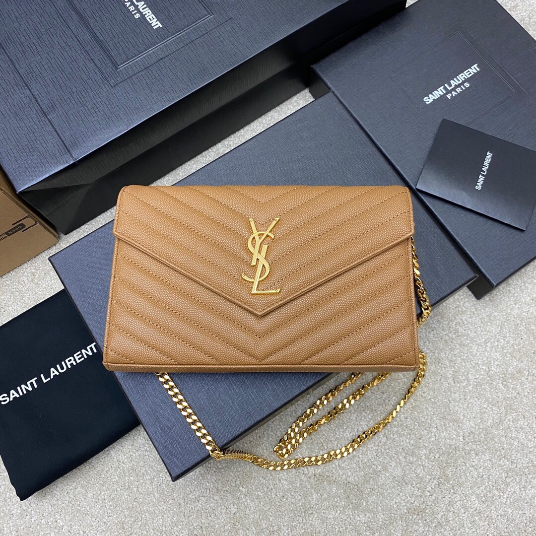 생로랑 카산드라 클래식 체인 월릿 백 377828