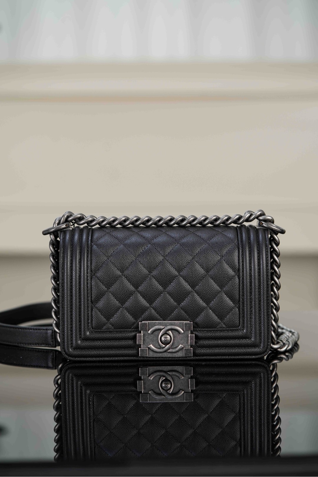 샤넬 스몰 보이백 캐비어 A67085 1150