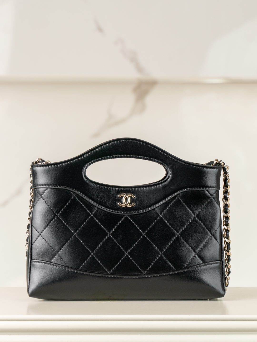 샤넬 31 나노 쇼핑 핸드백 카프스킨 AS3656  980