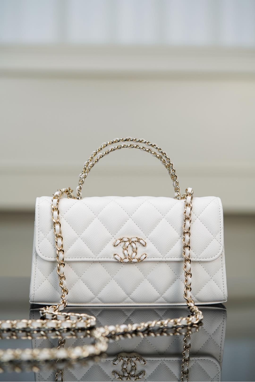 샤넬 체인 폰 홀더 백 WOC 캐비어 AP3238  1080