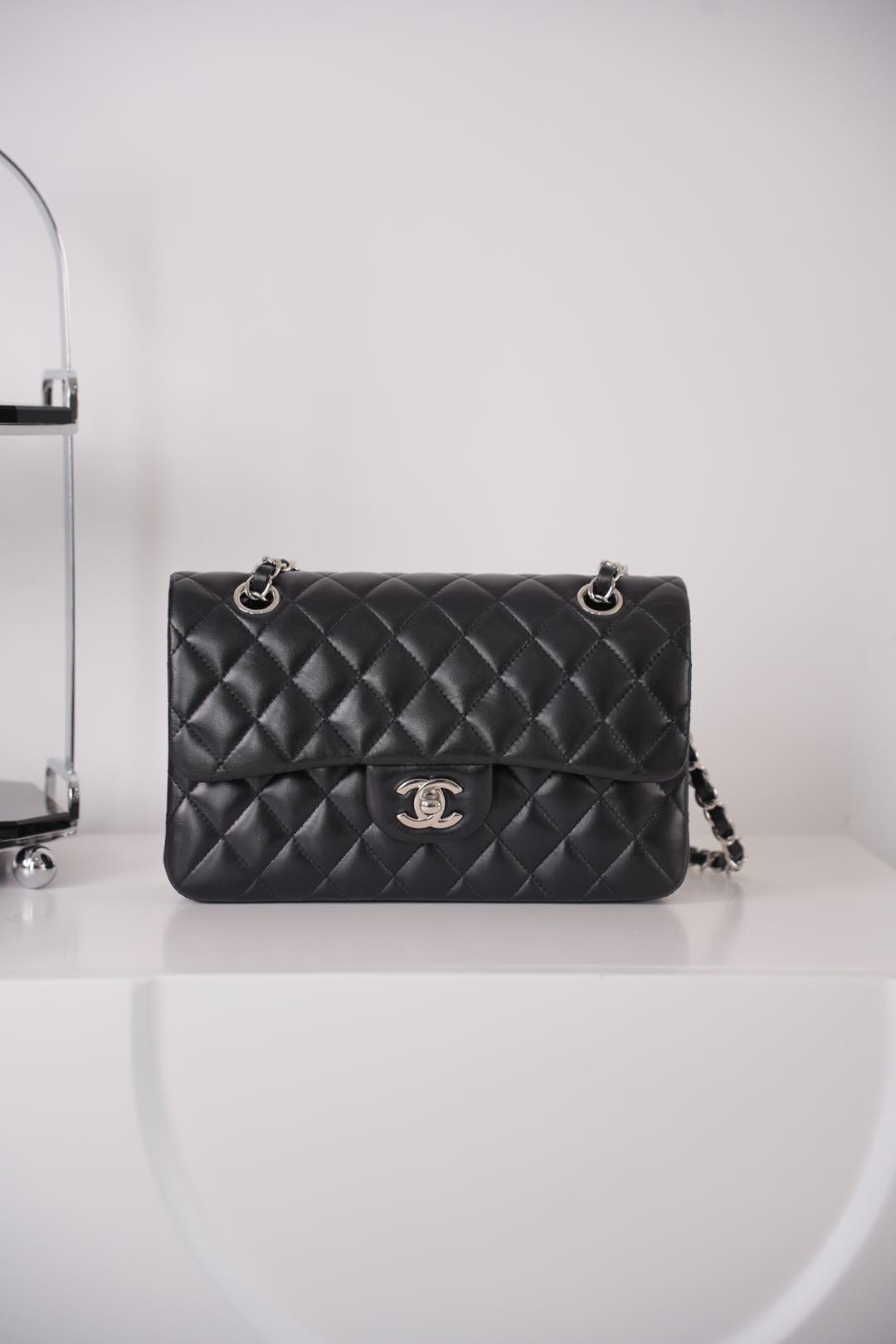 샤넬 클래식 스몰 플랩백 램스킨 A01113  1350